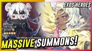 Exos Heroes - FC Jinn & Blue FC Baraka Multi Summons! Lucky Summons?