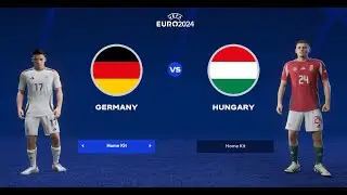 FC 24 - GERMANY vs HUNGARY - UEFA EURO CUP 2024 - GROUP A - Full Match - PS5 [ 4K ]