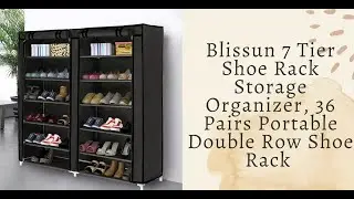 Portable Double Row Shoe Rack | Good One