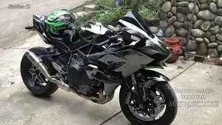 👑 Kawasaki Ninja H2   Akrapovic ,Yoshimura ,Austin Racing   🔥