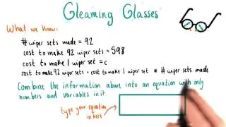 Cost Equation - College Algebra