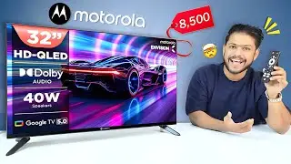 Motorola 32&rdquo; HD QLED Smart TV @ ₹8,500 😲 Best Smart TV Under 10K?