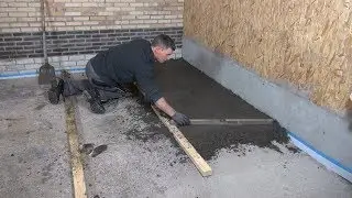 Zandcementvloer maken