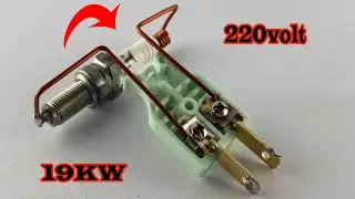 Awesome Free Energy Generator 19KW Self Running Machine 220volt #engineering #diy #experiment