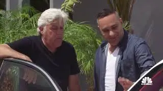 Jay Leno Get Cuddly With Russell Peters' $195k Bentley: 