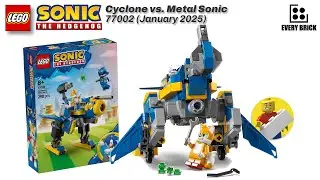 LEGO Cyclone против Metal Sonic - 77002 Скоростная сборка (60 кадров в секунду)
