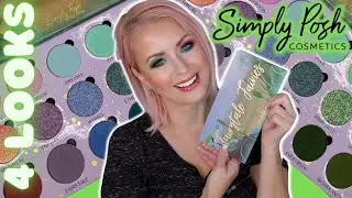 Simply POSH Cosmetics Fairytale Fairies Palette Review + 4 LOOKS | Steff's Beauty Stash