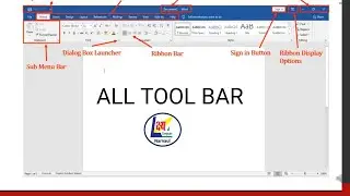 Title bar, Menu bar, status bar All bar