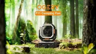 Ogery 2025 Upgraded Camping Fan: The Ultimate All-in-One Cooling & Lighting Solution!