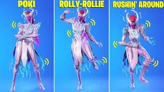 Fortnite The Cube Queen Skin With Best Dances & Emotes!