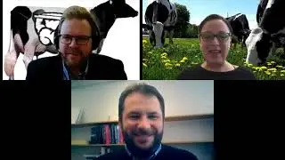 Dairy research panel discussion - Drs. Baes, Ribeiro, and Steele