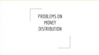 @NDA AND CDS MATHS CLASSES (PROBLEMS ON MONEY DISTRIBUTION)RATIO AND PROPORTION (LECTURE-3)