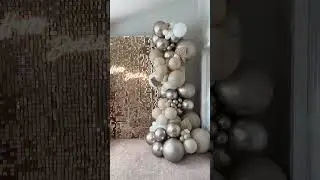 Champagne Gold Shimmer Wall Backdrop!