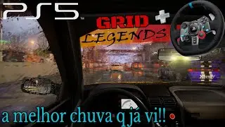 GRID LEGENDS NO PS5 + VOLANTE G29