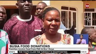 Busia families receive donations from the office of the Principal Administrative Secretary