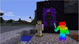 RAINBOW STEVE AND ME FOUGHT SHADOW STEVE