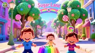 Baby Sugar Lane 🍬🌈🎶 Fun Sweet Adventure & Learning Song for Kids | Nursery Rhyme