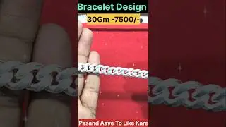 जेंट्स ब्रेसलेट डिजाइन कीमत के साथ #Bracelet men #viral#shorts#nisharohitjewellery#2026