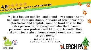 Lerch RV - Donna Green Google Review - followed the Fox and is one #happycamper