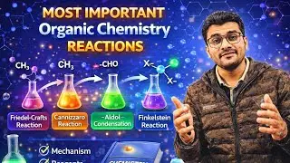 10 Most Important Name Rxns // Organic Chemistry 12th Class 