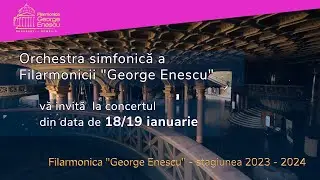 Invitație la concertele din18 și 19 ianuarie 2024