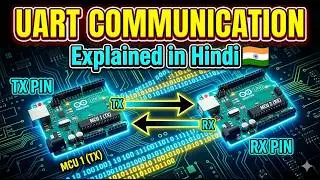 Understanding of UART communication protocal Basic | Detail explaination in Hindi | Arduino #code