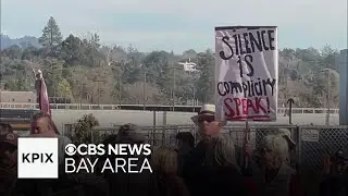 Protesters bring attention to Sonoma County Sheriff's Department offering information to ICE