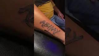 Abhay name #tattoo 🤘🏻🖌#tattooartist #eagle #like #support #viral #video #india #subscribe #short