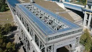 Schiffshebewerk Niederfinow Dronenbilder