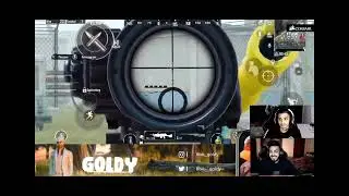 @soulregaltos9810 & MAMBA Review Goldy Bhai Aim(Funny). Spray toh hai!! Goldy Bhai M249+6x. #goldy