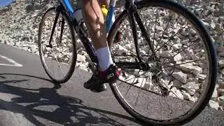 Mont Ventoux - VLC wielerteam september 2009 - Op weg naar de top