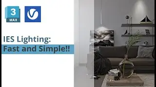 How to use IES Lighting - for Beginners with 3ds max + V-Ray