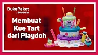 Mainan Membuat Kue Ulang Tahun dari Play Doh | BukaPaket for Kids
