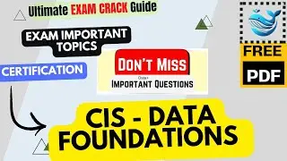 How I Cracked CIS-DF Exam in 6 Hours| CIS - Data Foundations (CMDB and CSDM) Exam Tips & Topics |PDF