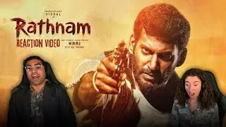 Reaction to and analysis of Rathnam(Tamil) - Official Trailer | Vishal, Priya Bhavani Shankar