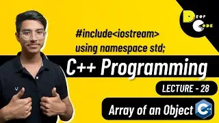 Array of Object in C++ | in Hindi | VsCode