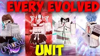 EVERY EVOLVED *BLEACH* UNIT IN UNIVERSAL TOWER DEFNESE UPDATE 0.5!