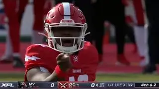 Cardale Jones Week 2 Highlights XFL // D.C. Defenders vs. Guardians