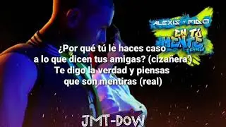 Alexis y Fido - En Tu Mente (V&iacute;deo Letras) | La Escuela | Reggaeton 2020