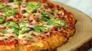 Low Carb Chicken Crust Pizza &bull;&nbsp;Tasty
