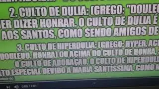 HIPERDULIA (x) MATEUS 4:10