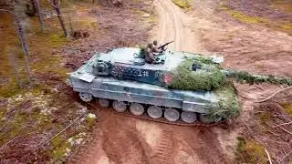 German and Dutch armoured units participate in Exercise Iron Wolf II 20