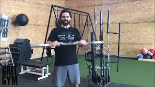 Reverse Zbar Curl + Fat Grip (short demo) 