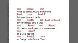 Navidad, Comunión: Verbum Panis, Mite Balduzzi (con acordes)