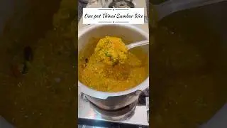 One Pot Thinai Sambar Rice ||# #shortsvideo #weightlossrecipe #food #easyrecipe #lunch #millets