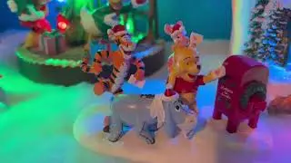 Disney fireplace decor Xmas 2025