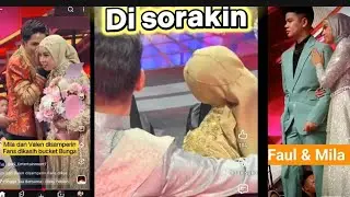 Faul ajak Mila berpoto lagi. Beda dengan dulu Valen cemburu, namun sekarang fans yang berteriak