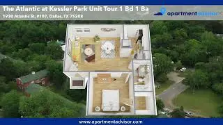 Pet-Friendly 1 Bedroom Apartment in Dallas, TX | Atlantic at Kessler Park Tour by ApartmentAdvisor