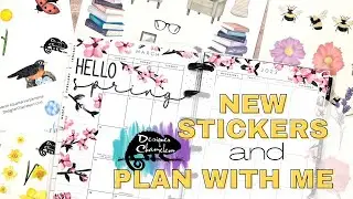 PLAN WITH ME - MINI HAPPY PLANNER - MARCH MONTHLY SPREAD - DESIGNER CHAMELEON HAUL UNBOXING