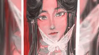 [Speed Painting] watch me Xie lian again because i like him too much 